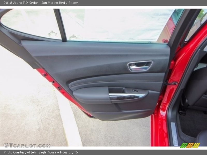 San Marino Red / Ebony 2018 Acura TLX Sedan