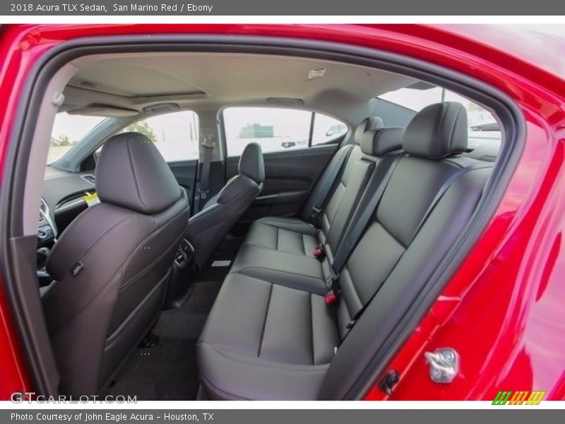 San Marino Red / Ebony 2018 Acura TLX Sedan