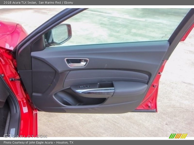 San Marino Red / Ebony 2018 Acura TLX Sedan