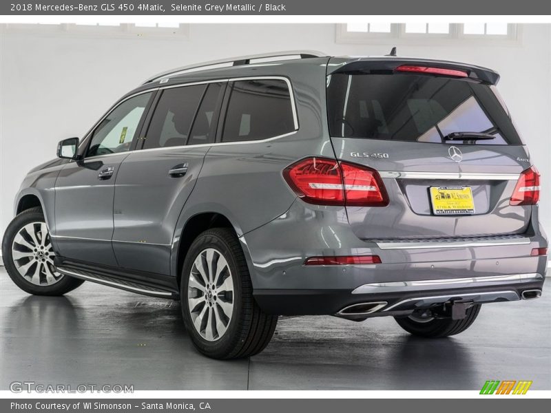 Selenite Grey Metallic / Black 2018 Mercedes-Benz GLS 450 4Matic