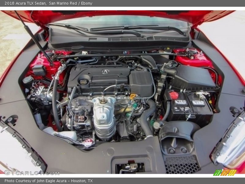 San Marino Red / Ebony 2018 Acura TLX Sedan