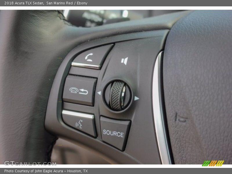 San Marino Red / Ebony 2018 Acura TLX Sedan