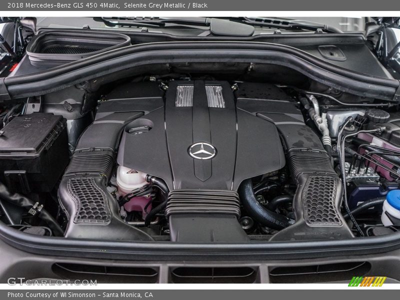 Selenite Grey Metallic / Black 2018 Mercedes-Benz GLS 450 4Matic