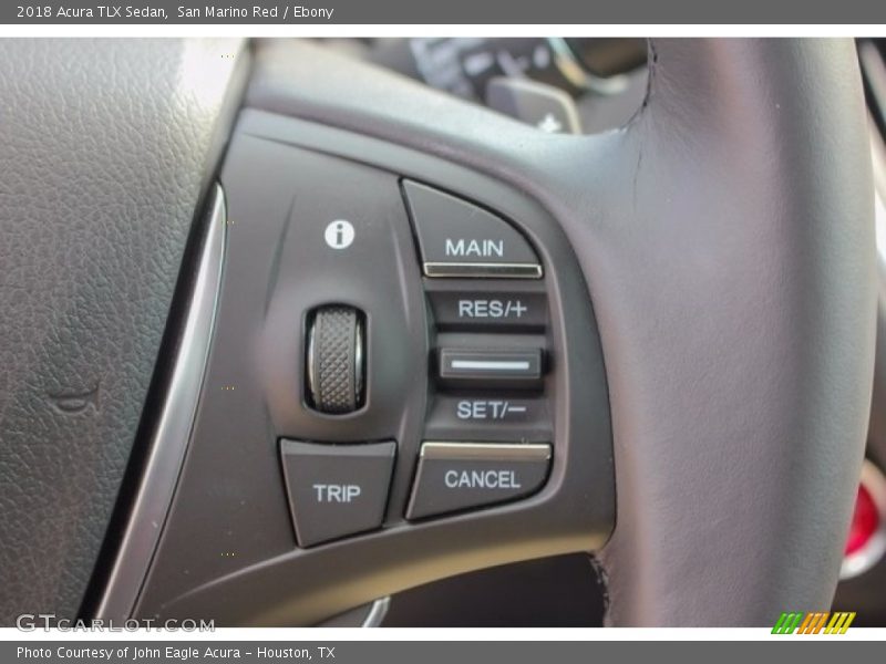 San Marino Red / Ebony 2018 Acura TLX Sedan