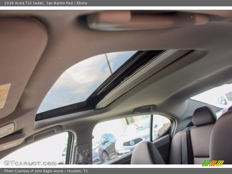 San Marino Red / Ebony 2018 Acura TLX Sedan