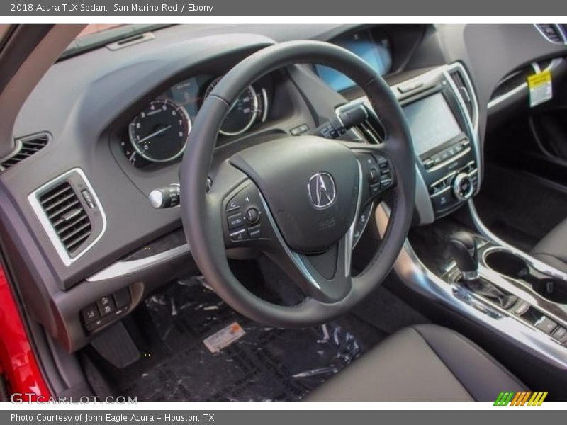 San Marino Red / Ebony 2018 Acura TLX Sedan