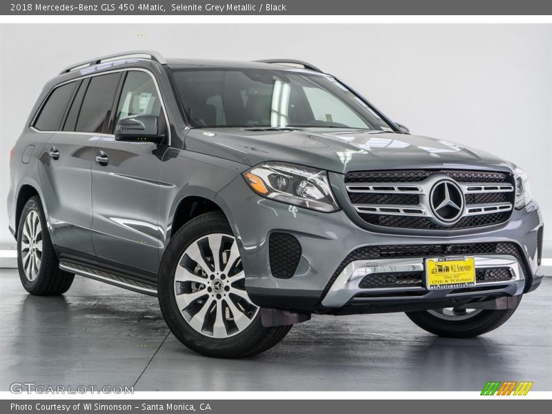 Selenite Grey Metallic / Black 2018 Mercedes-Benz GLS 450 4Matic