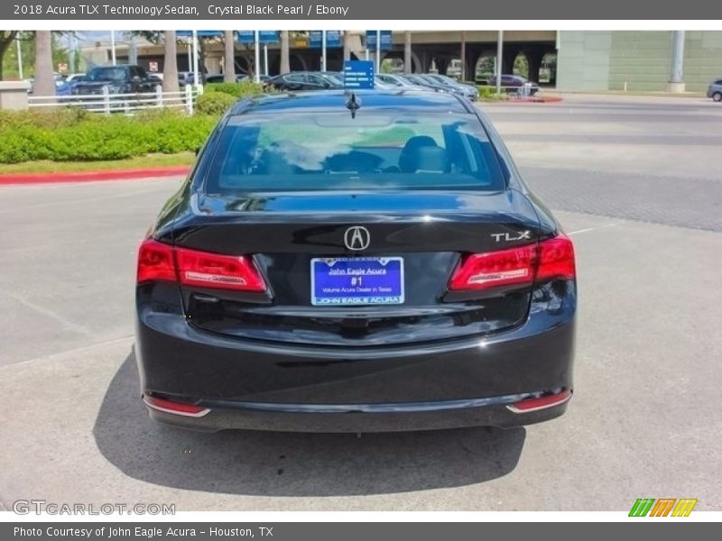 Crystal Black Pearl / Ebony 2018 Acura TLX Technology Sedan