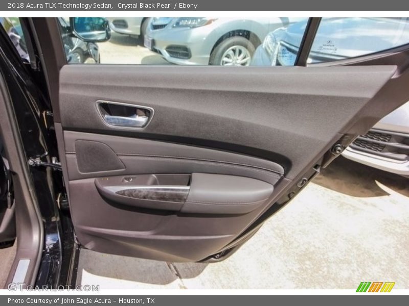 Crystal Black Pearl / Ebony 2018 Acura TLX Technology Sedan