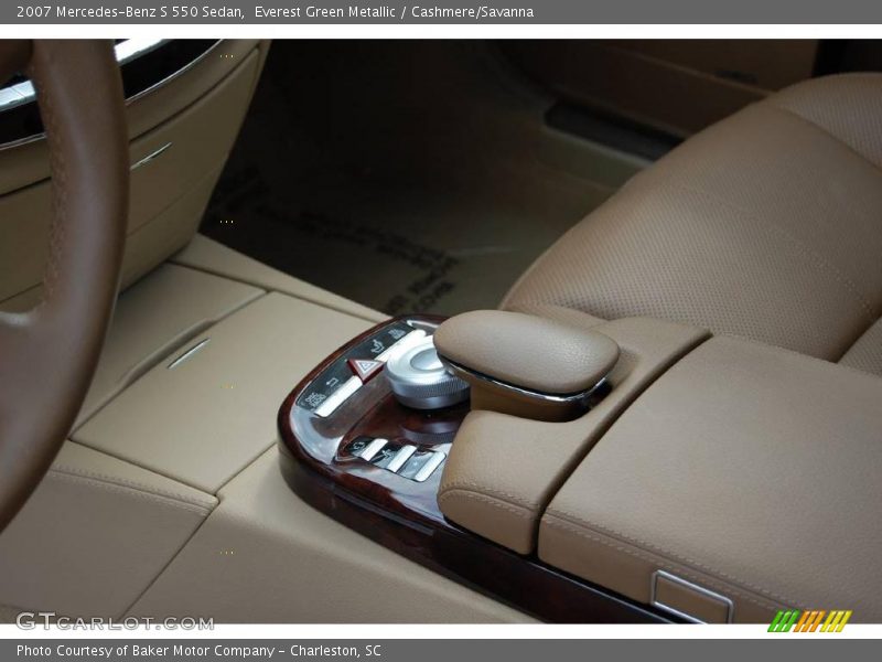 Everest Green Metallic / Cashmere/Savanna 2007 Mercedes-Benz S 550 Sedan