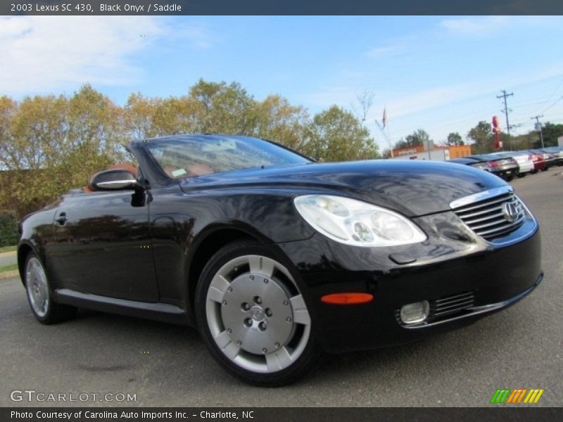 Black Onyx / Saddle 2003 Lexus SC 430