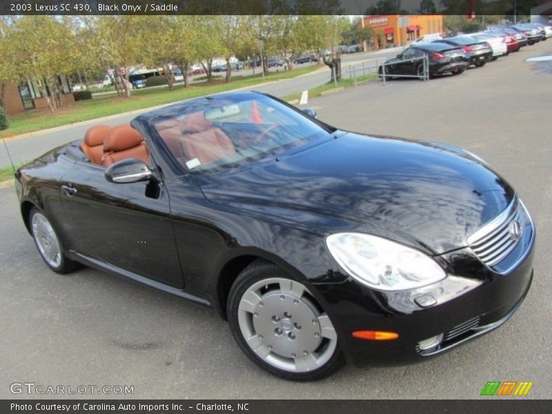 Black Onyx / Saddle 2003 Lexus SC 430