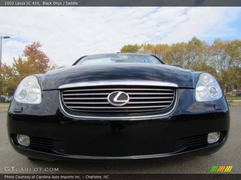 Black Onyx / Saddle 2003 Lexus SC 430