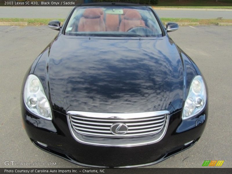 Black Onyx / Saddle 2003 Lexus SC 430