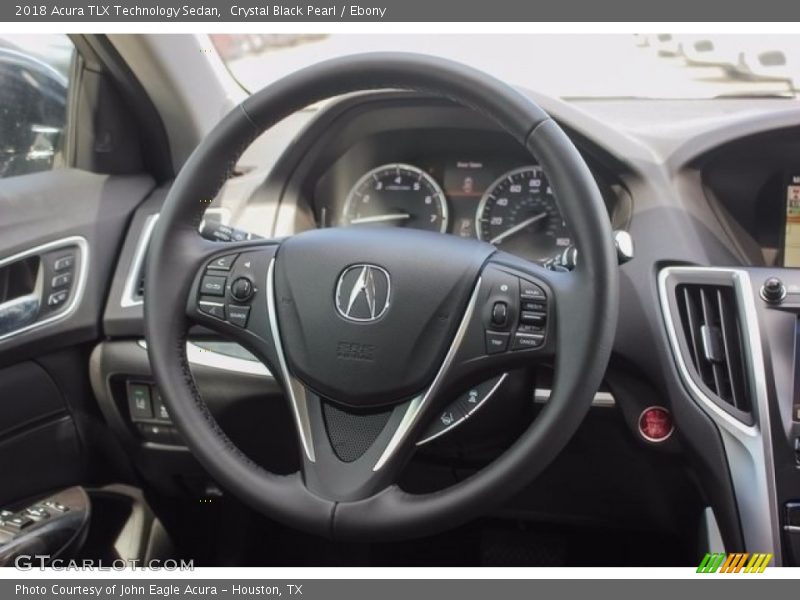 Crystal Black Pearl / Ebony 2018 Acura TLX Technology Sedan