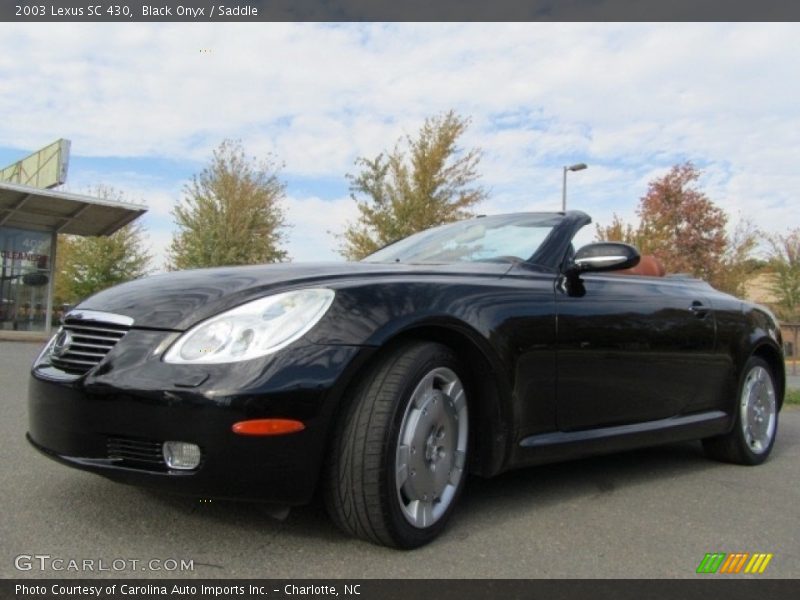 Black Onyx / Saddle 2003 Lexus SC 430