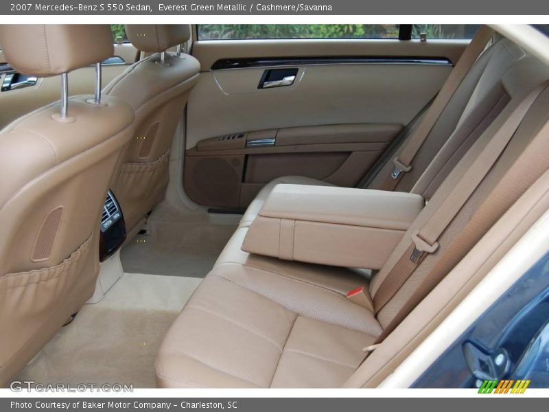 Everest Green Metallic / Cashmere/Savanna 2007 Mercedes-Benz S 550 Sedan