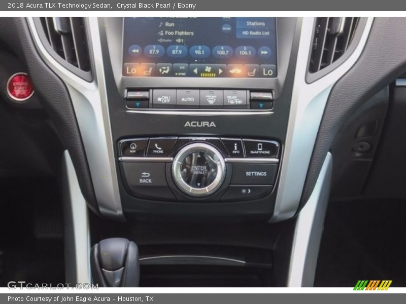 Crystal Black Pearl / Ebony 2018 Acura TLX Technology Sedan