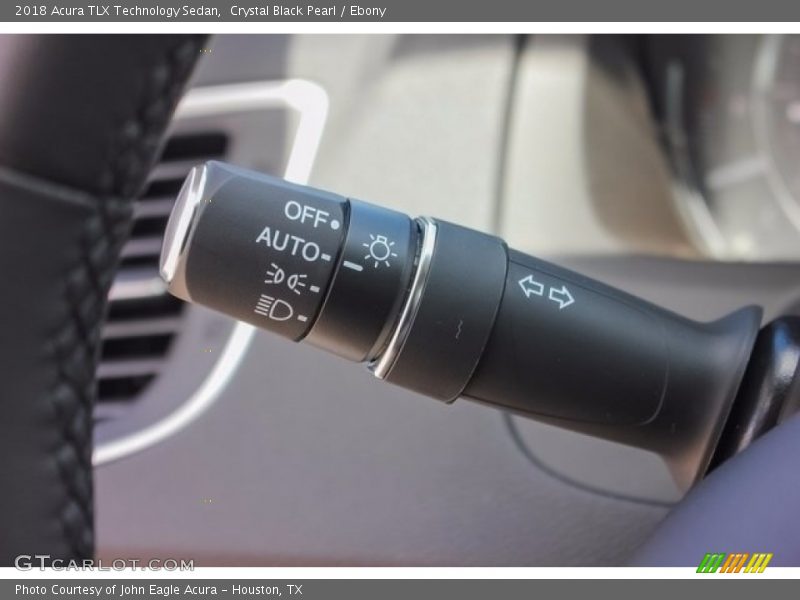 Crystal Black Pearl / Ebony 2018 Acura TLX Technology Sedan