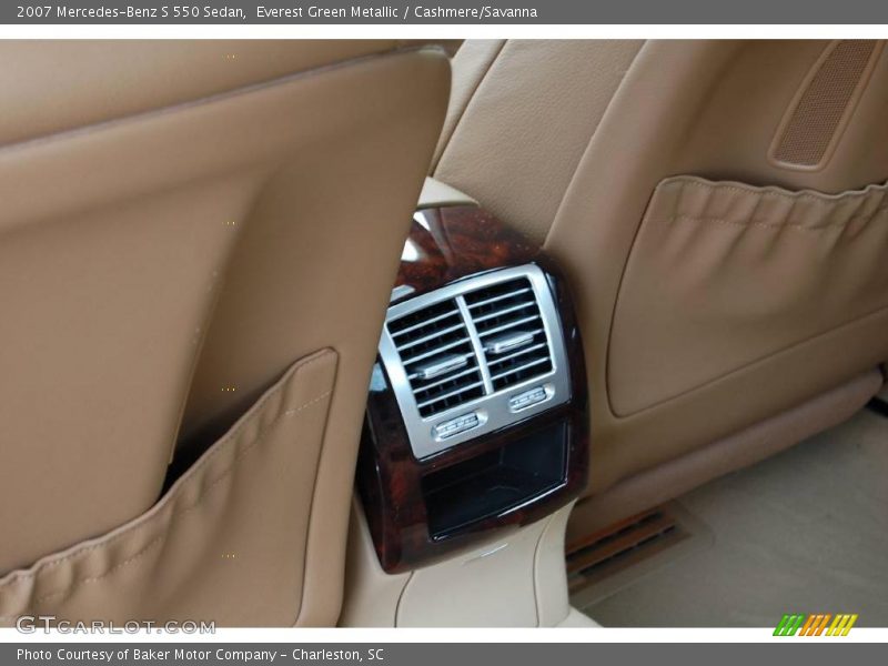 Everest Green Metallic / Cashmere/Savanna 2007 Mercedes-Benz S 550 Sedan