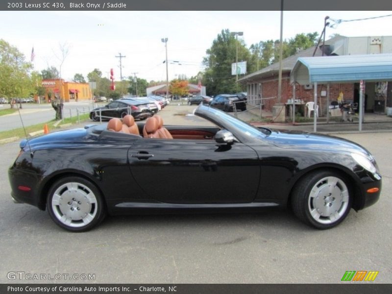 Black Onyx / Saddle 2003 Lexus SC 430