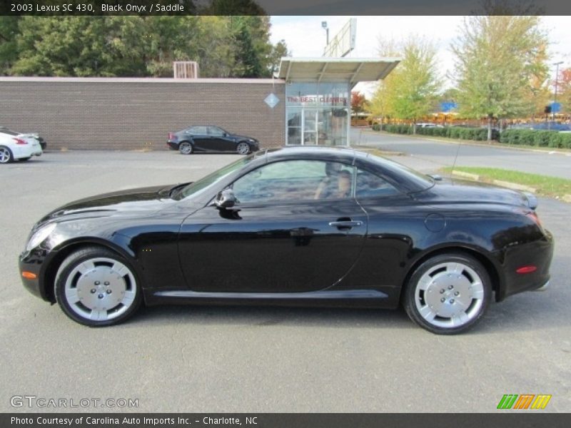 Black Onyx / Saddle 2003 Lexus SC 430