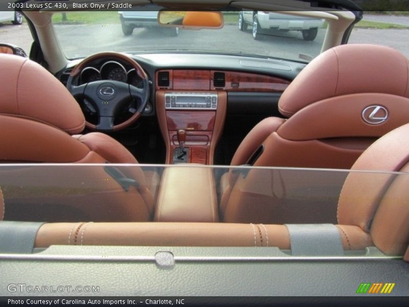 Black Onyx / Saddle 2003 Lexus SC 430