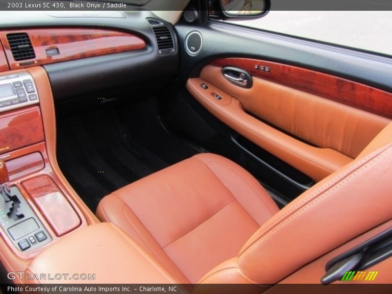Black Onyx / Saddle 2003 Lexus SC 430