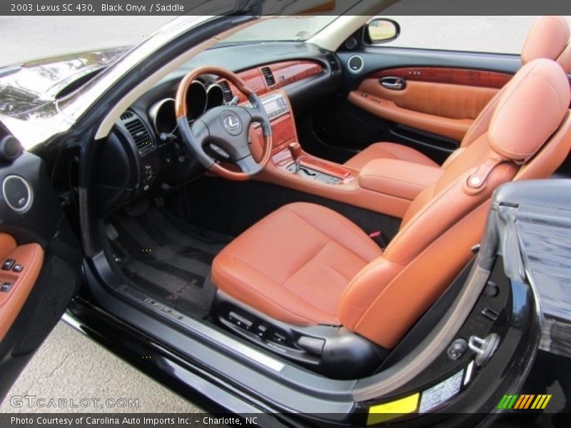 Black Onyx / Saddle 2003 Lexus SC 430