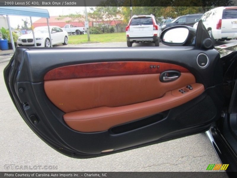 Black Onyx / Saddle 2003 Lexus SC 430
