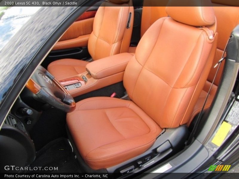 Black Onyx / Saddle 2003 Lexus SC 430
