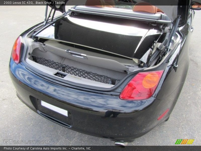 Black Onyx / Saddle 2003 Lexus SC 430