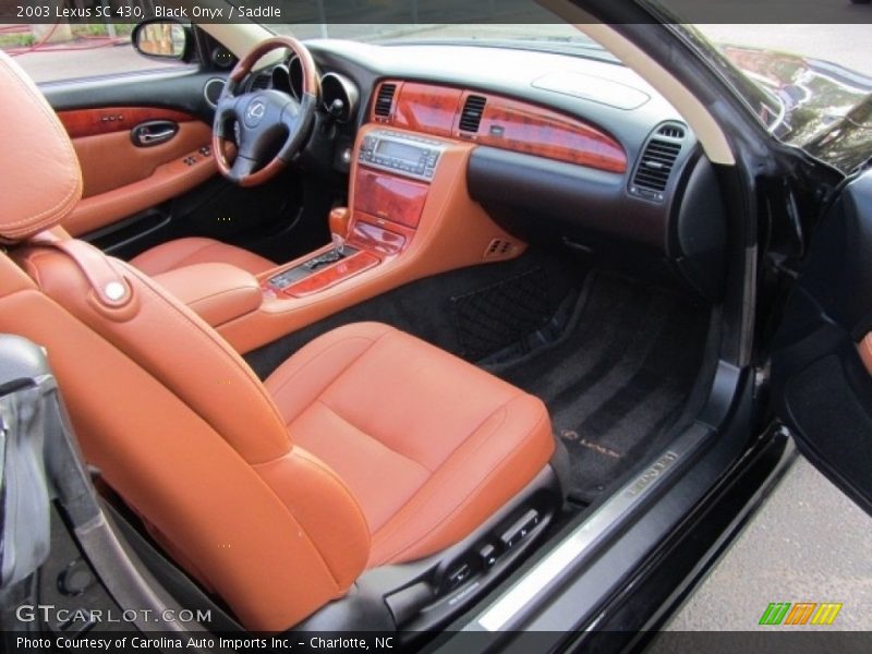 Black Onyx / Saddle 2003 Lexus SC 430