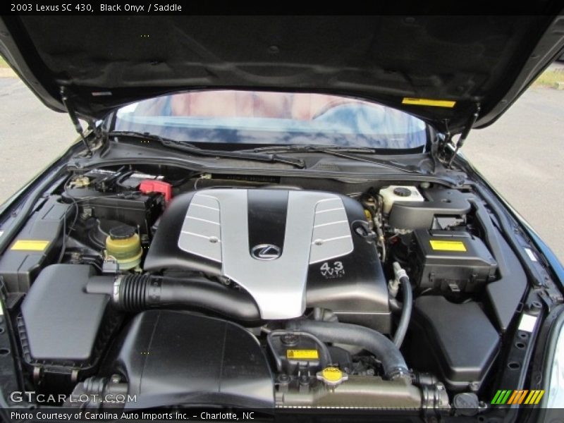 Black Onyx / Saddle 2003 Lexus SC 430