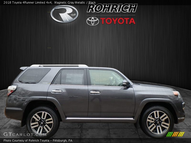 Magnetic Gray Metallic / Black 2018 Toyota 4Runner Limited 4x4