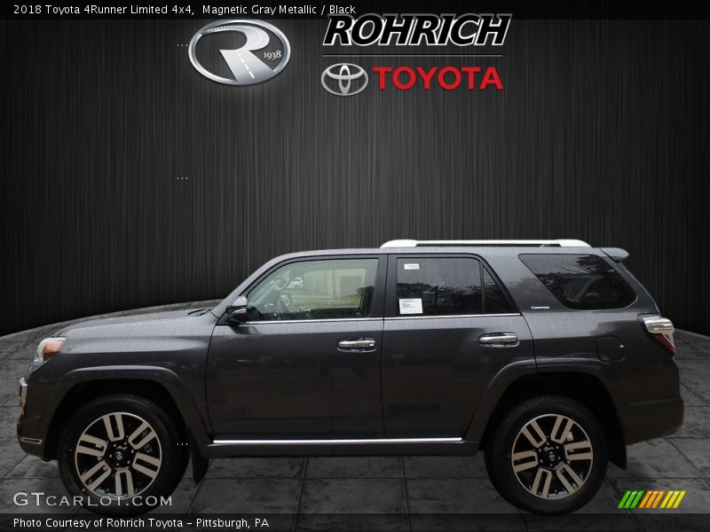 Magnetic Gray Metallic / Black 2018 Toyota 4Runner Limited 4x4