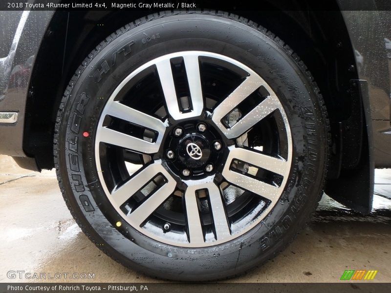 Magnetic Gray Metallic / Black 2018 Toyota 4Runner Limited 4x4