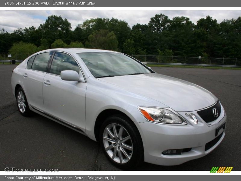 Crystal White / Ash Gray 2006 Lexus GS 300 AWD