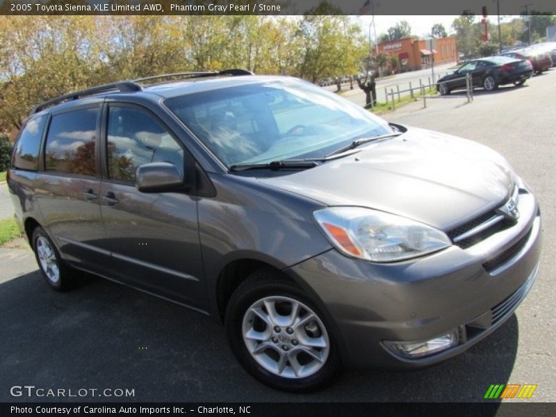 Phantom Gray Pearl / Stone 2005 Toyota Sienna XLE Limited AWD