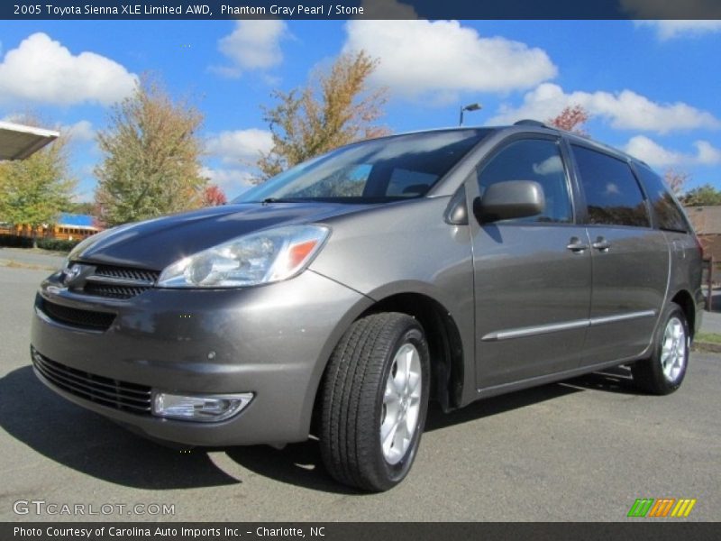 Phantom Gray Pearl / Stone 2005 Toyota Sienna XLE Limited AWD