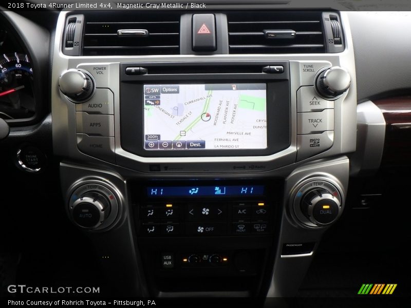 Magnetic Gray Metallic / Black 2018 Toyota 4Runner Limited 4x4