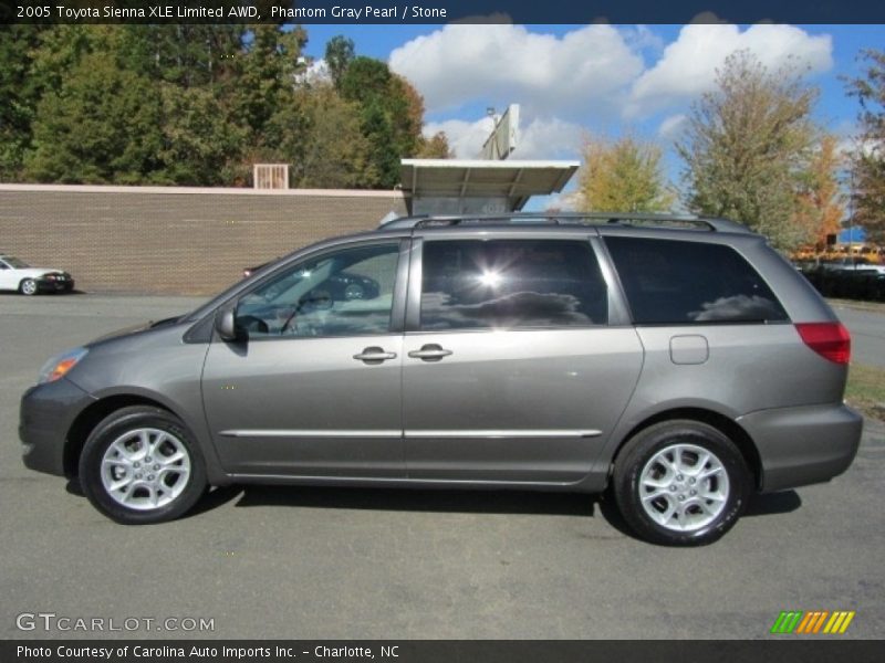 Phantom Gray Pearl / Stone 2005 Toyota Sienna XLE Limited AWD