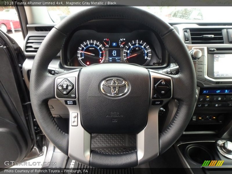 Magnetic Gray Metallic / Black 2018 Toyota 4Runner Limited 4x4