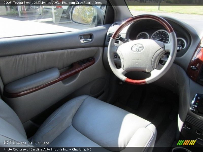 Phantom Gray Pearl / Stone 2005 Toyota Sienna XLE Limited AWD