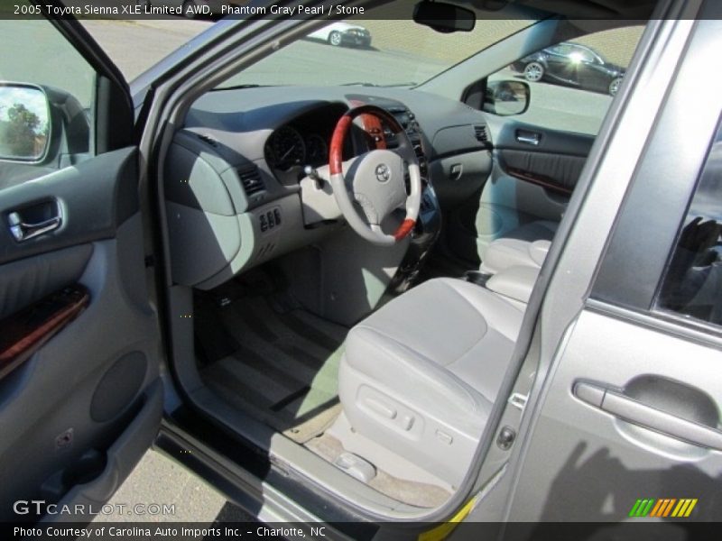 Phantom Gray Pearl / Stone 2005 Toyota Sienna XLE Limited AWD