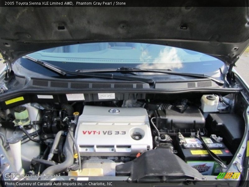 Phantom Gray Pearl / Stone 2005 Toyota Sienna XLE Limited AWD