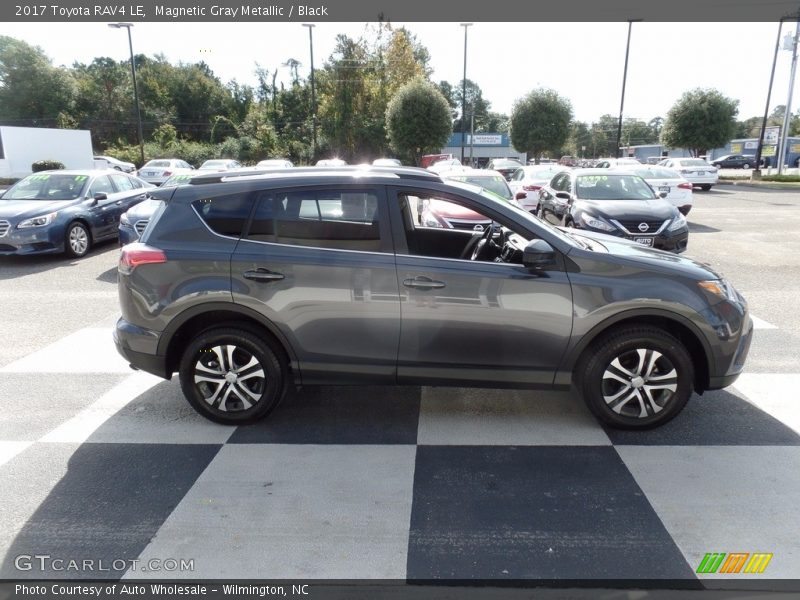 Magnetic Gray Metallic / Black 2017 Toyota RAV4 LE