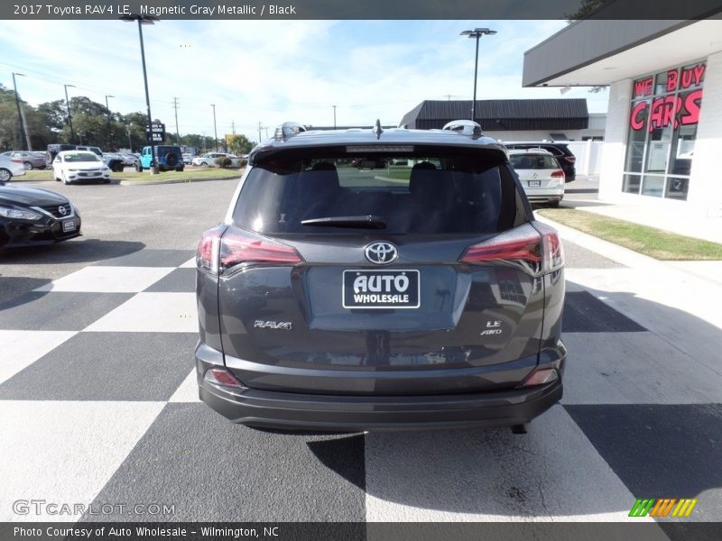 Magnetic Gray Metallic / Black 2017 Toyota RAV4 LE