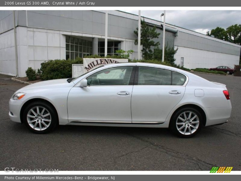 Crystal White / Ash Gray 2006 Lexus GS 300 AWD