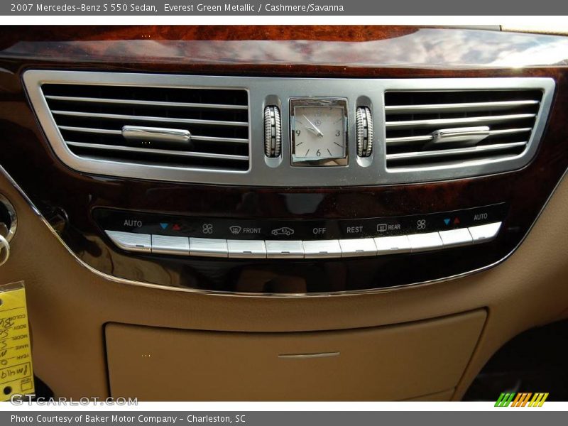 Everest Green Metallic / Cashmere/Savanna 2007 Mercedes-Benz S 550 Sedan